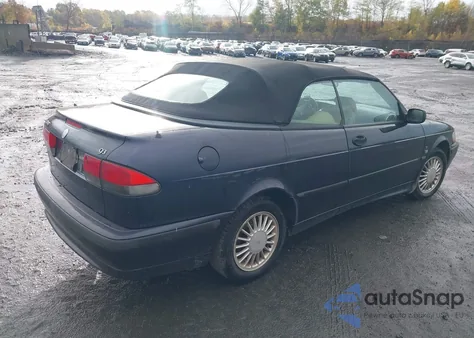 2003 Saab 9-3 Se из США, поврежденный, VIN YS3DF78KX37000610